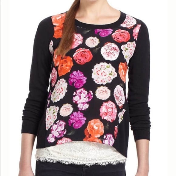 Anthropologie Moth Rose Snapshot Pullover Sweater - Picture 2 of 8